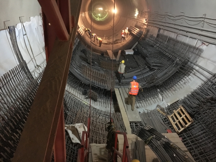 Stuttgart 21 Bewehrungsarbeiten V251H